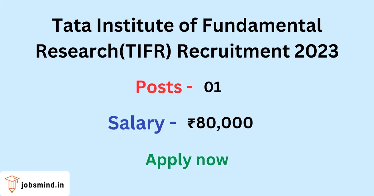 Tata Institute of Fundamental Research Recruitment