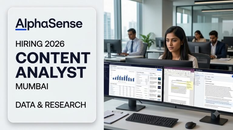 AlphaSense Content Analyst Hiring