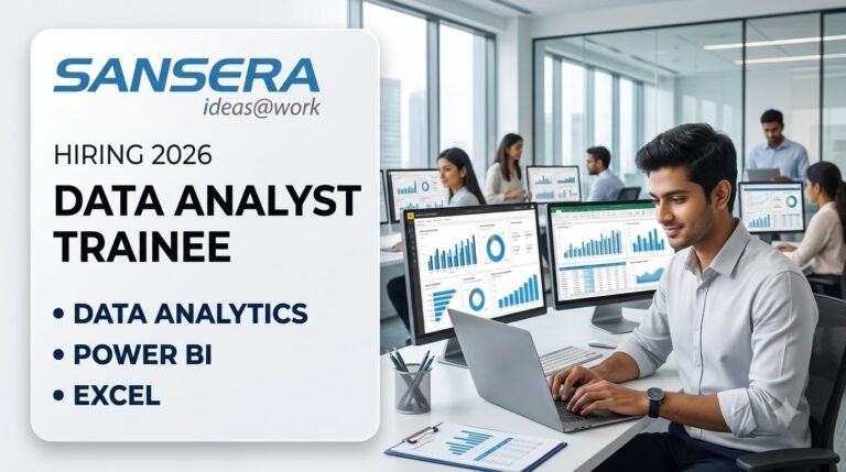 Sansera Engineering Data Analyst Trainee
