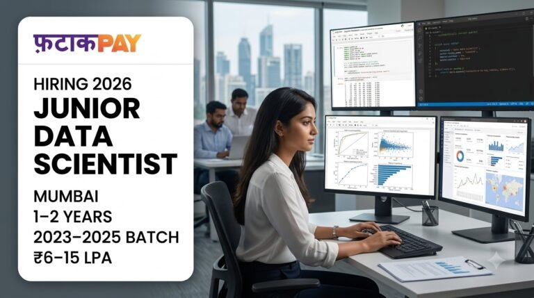 Fatakpay Digital Junior Data Scientist Hiring