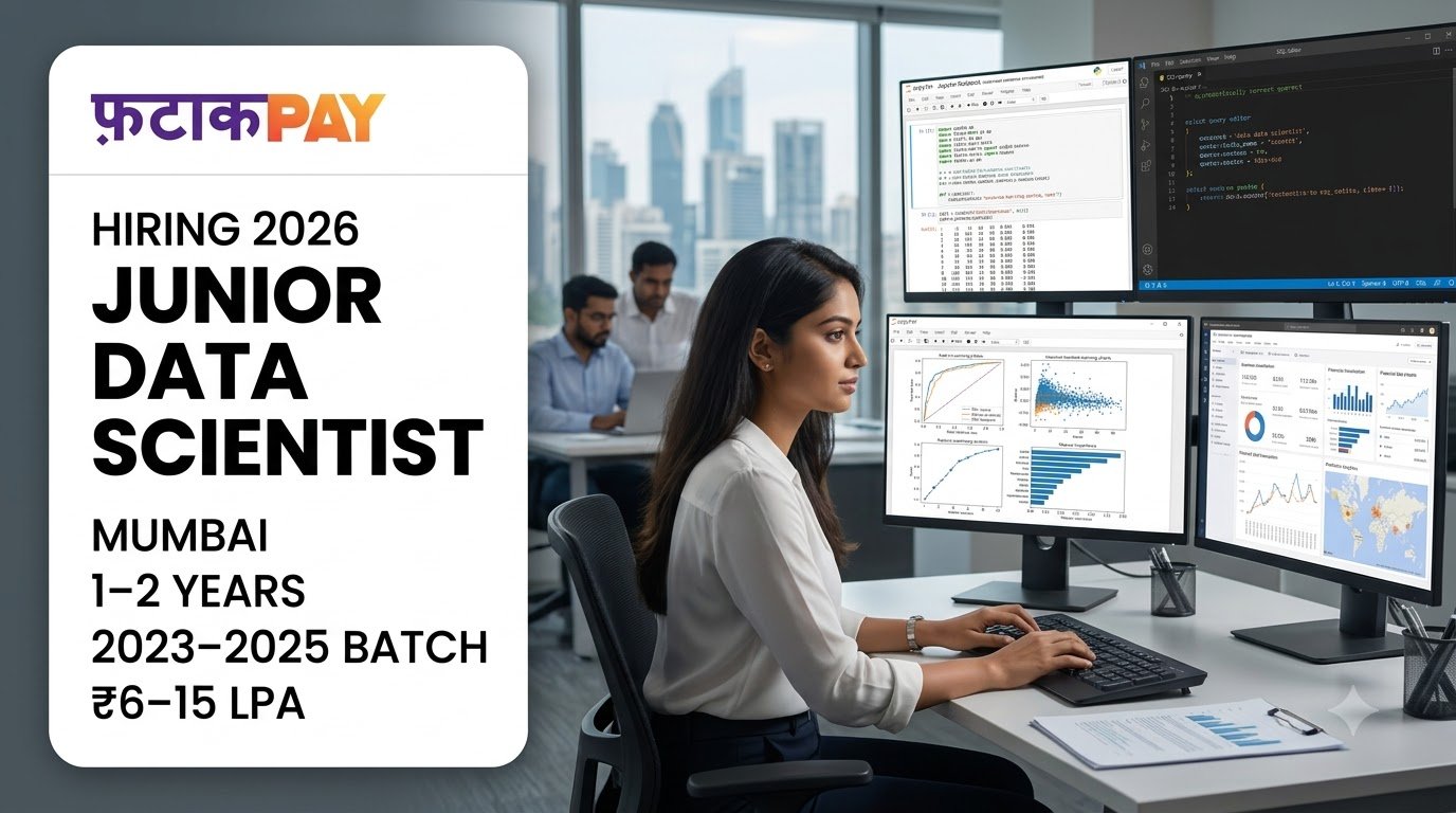 Fatakpay Digital Junior Data Scientist Hiring