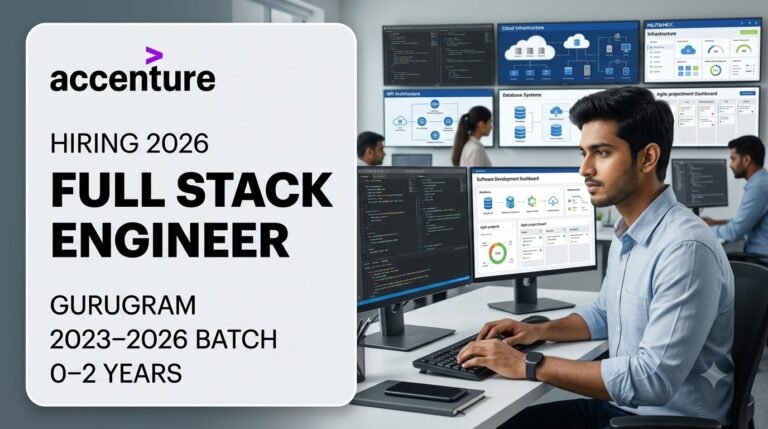 Accenture Full Stack Engineer Hiring