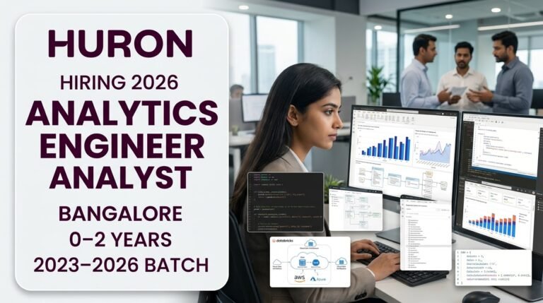 Huron Hiring Analytics Engineer