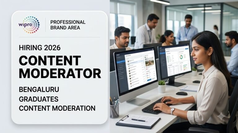 Wipro Content Moderator Hiring